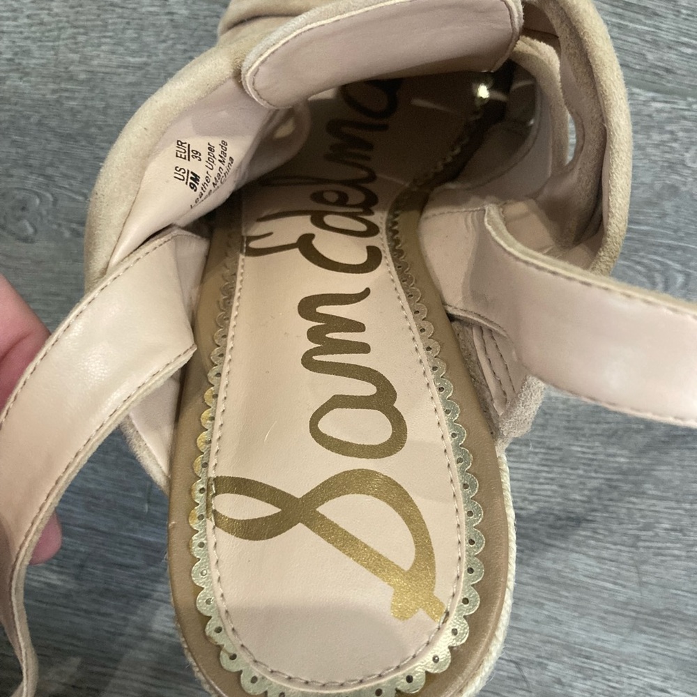 Sam Edelman Awan Wedge Espadrille‎ Sandals Size 9. - Picture 5 of 6